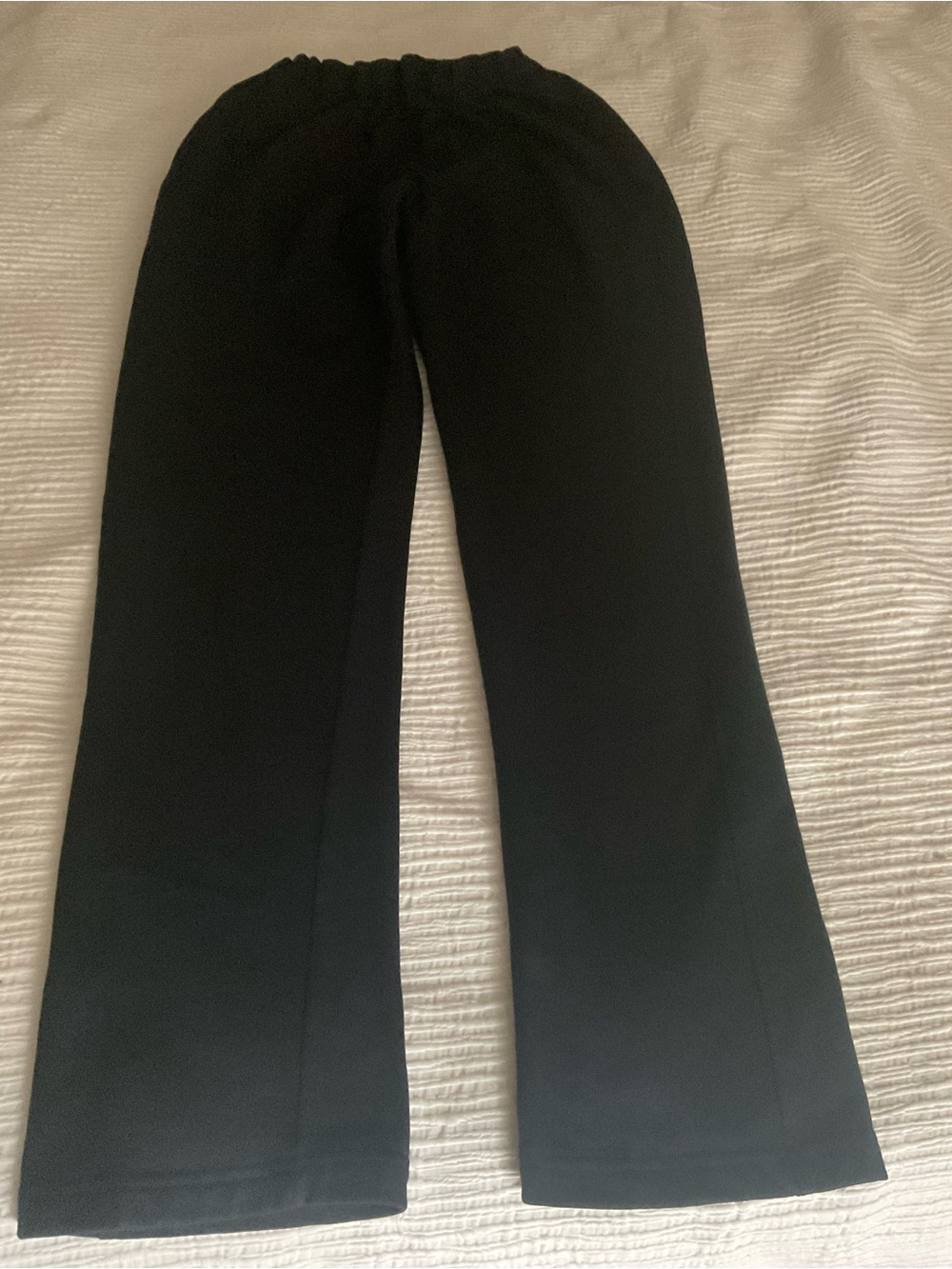 Men's Black Elastic-Waist Sweatpants - Straight Fit